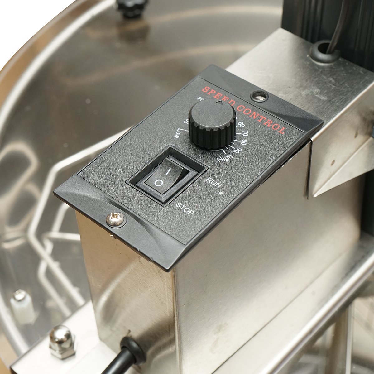 Centrifuga electrica 220V apicola, extractor miere din inox cu 4 rame